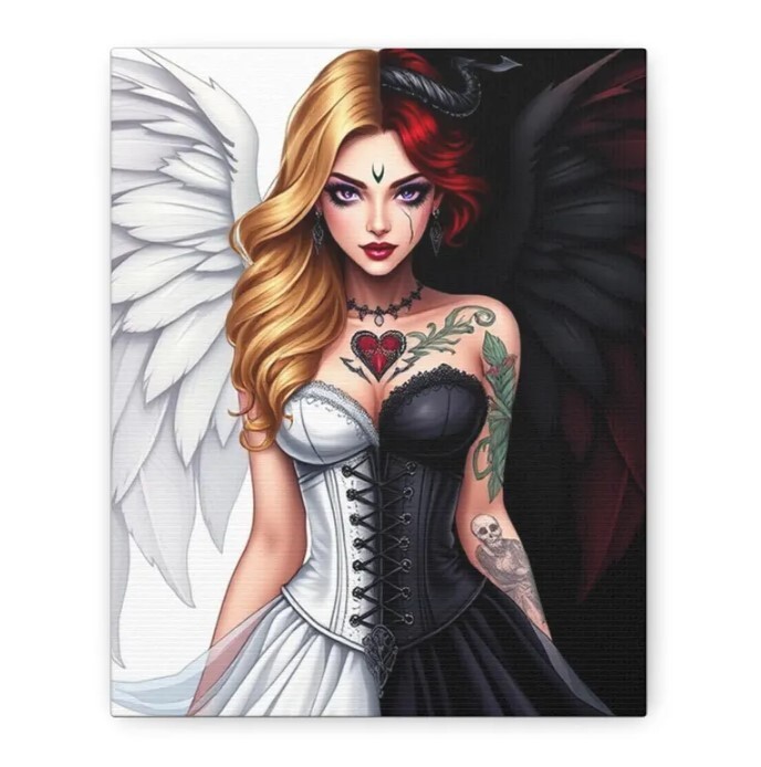 Dark Fantasy Wall Art - Divine Darkness Home Decor