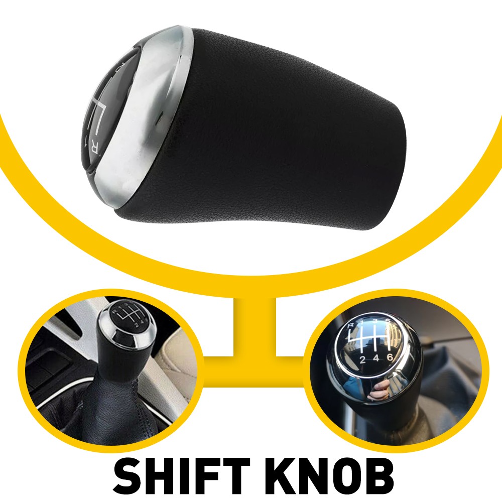 For 2003-2017 Mazda 3 6 CX-5 Manual Leather Gear Shifter Knob Lever 6 Speed NEW