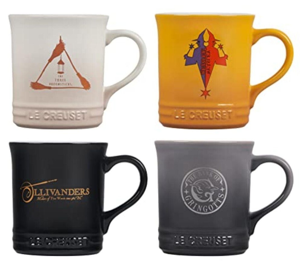 Le Creuset Harry Potter Set of 4 Magical Mugs 400ml with Hidden Message