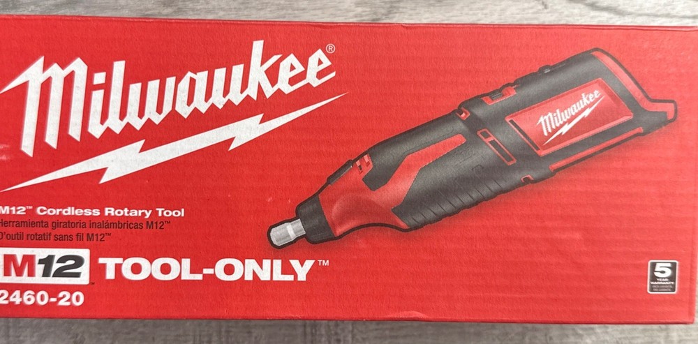 Milwaukee M12 Cordless Rotary Tool 2460-20 Tool-Only Brand New