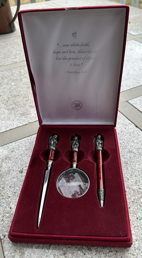 Hour of Power 30th Anniversary Set Faith Hope Love Letter Opener Set