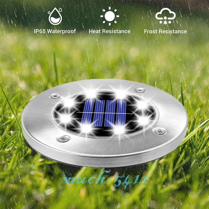 Solar Lights Outdoor Led Flat In-ground Buried Lights Outdoor Solar Mark Lights