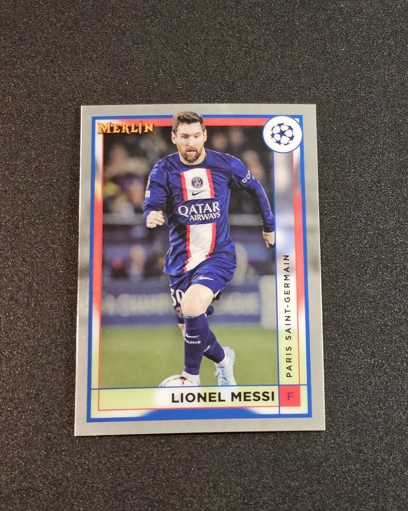 2023 Topps Merlin Chrome UEFA Champions League Lionel Messi #104 PSG