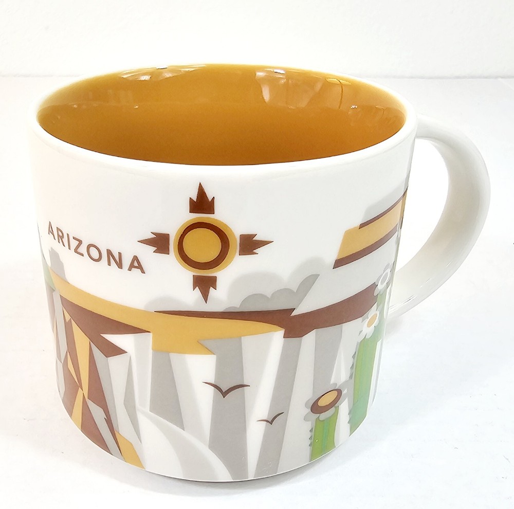Starbucks You Are Here Collection ARIZONA 14 oz Ceramic Coffee  Mug Cup 2015