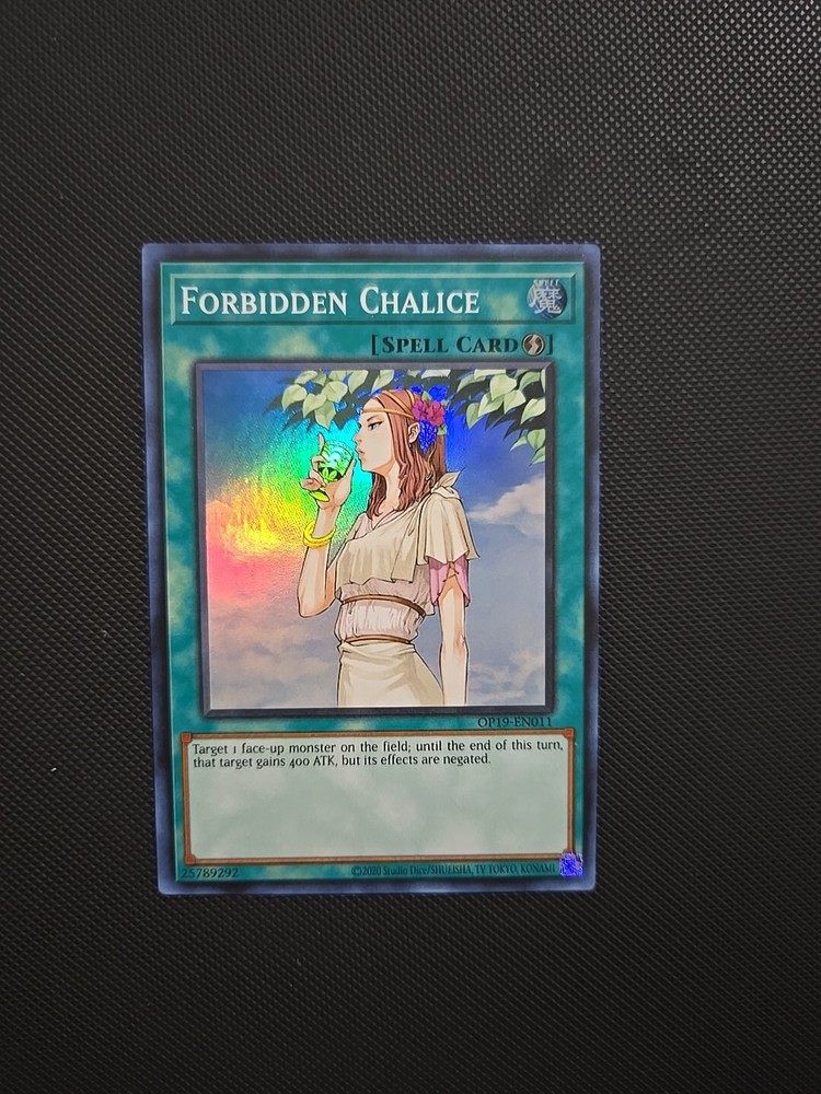 Forbidden Chalice OP19-EN011 OTS Tournament Pack 19 Unlimited