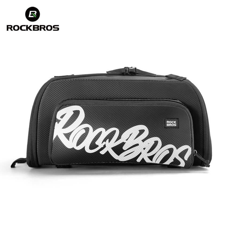 ROCKBROS Bike Rack Bag Foldable Bicycle Trunk Pannier Rear Seat Pouch 11.6L