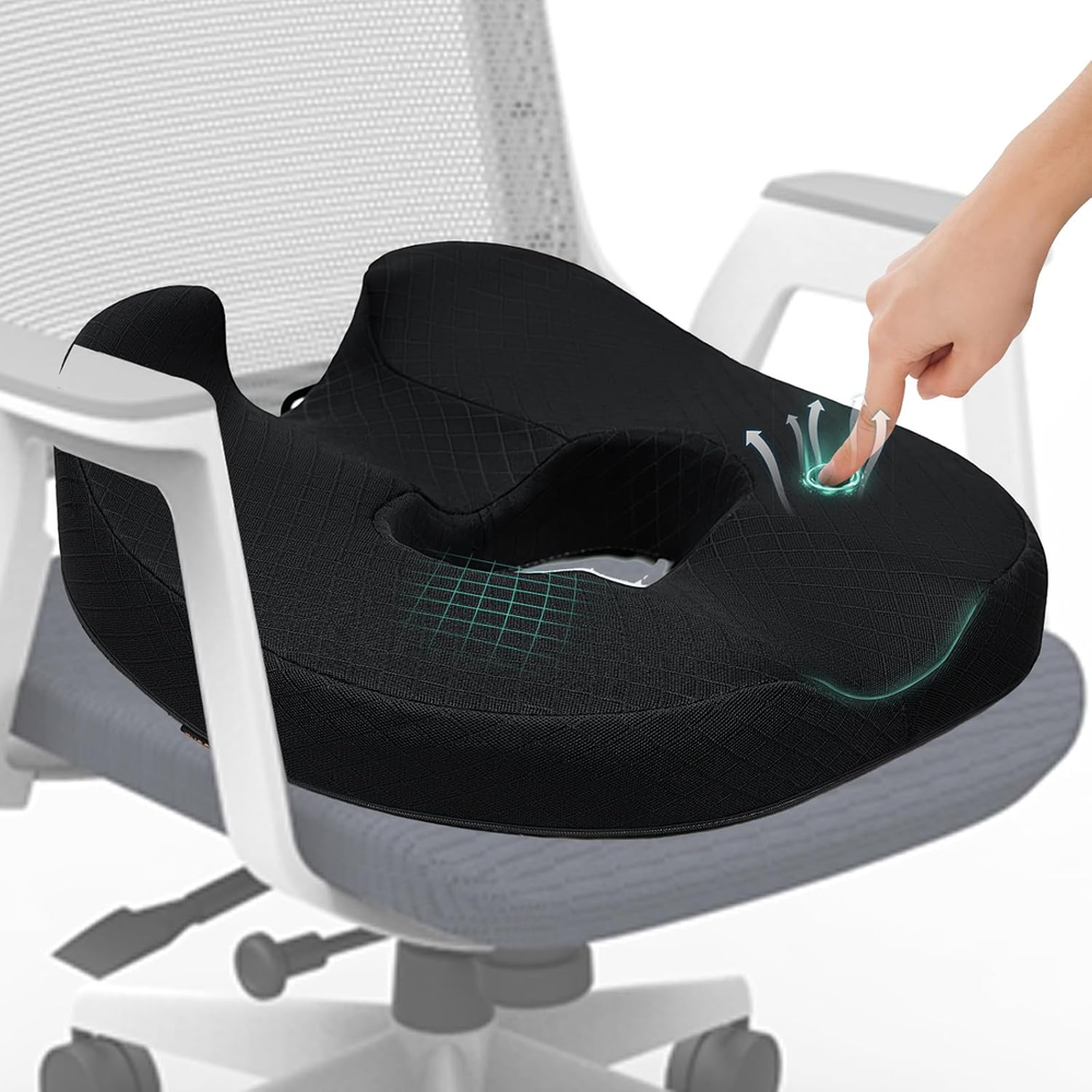 Donut Pillow Donut Cushion Chair Seat Cushion - the Memory Foam Firm Coccyx Pad