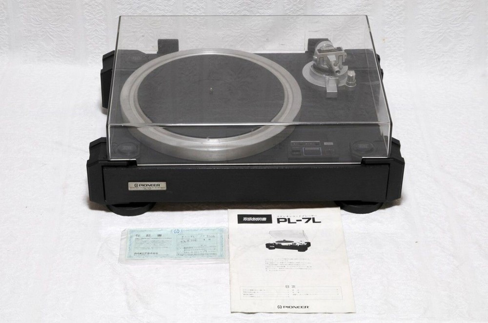 Pioneer PL-7L Turntable with Instruction Manual