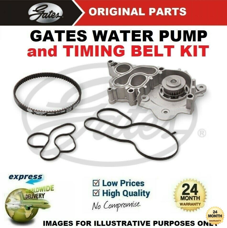 GATES WATER PUMP & TIMING BELT KIT for SEAT IBIZA V SPORTCOUPE 1.2 TSI 2015->
