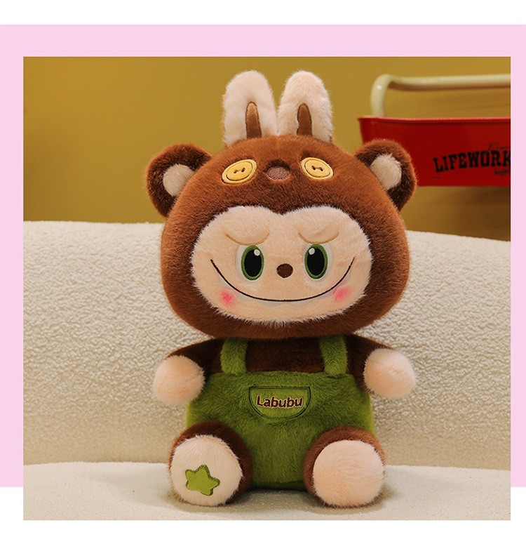 Trendy Labubu Plush Doll Strap Toy for Kids