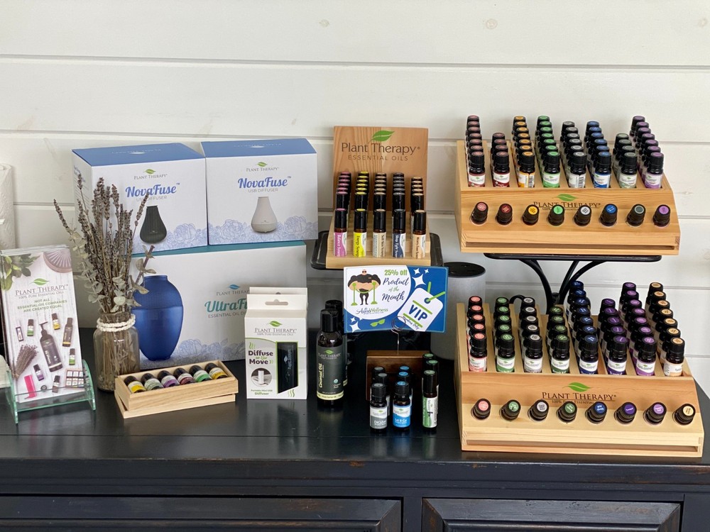 Plant Therapy Blends Essential Oils wood display