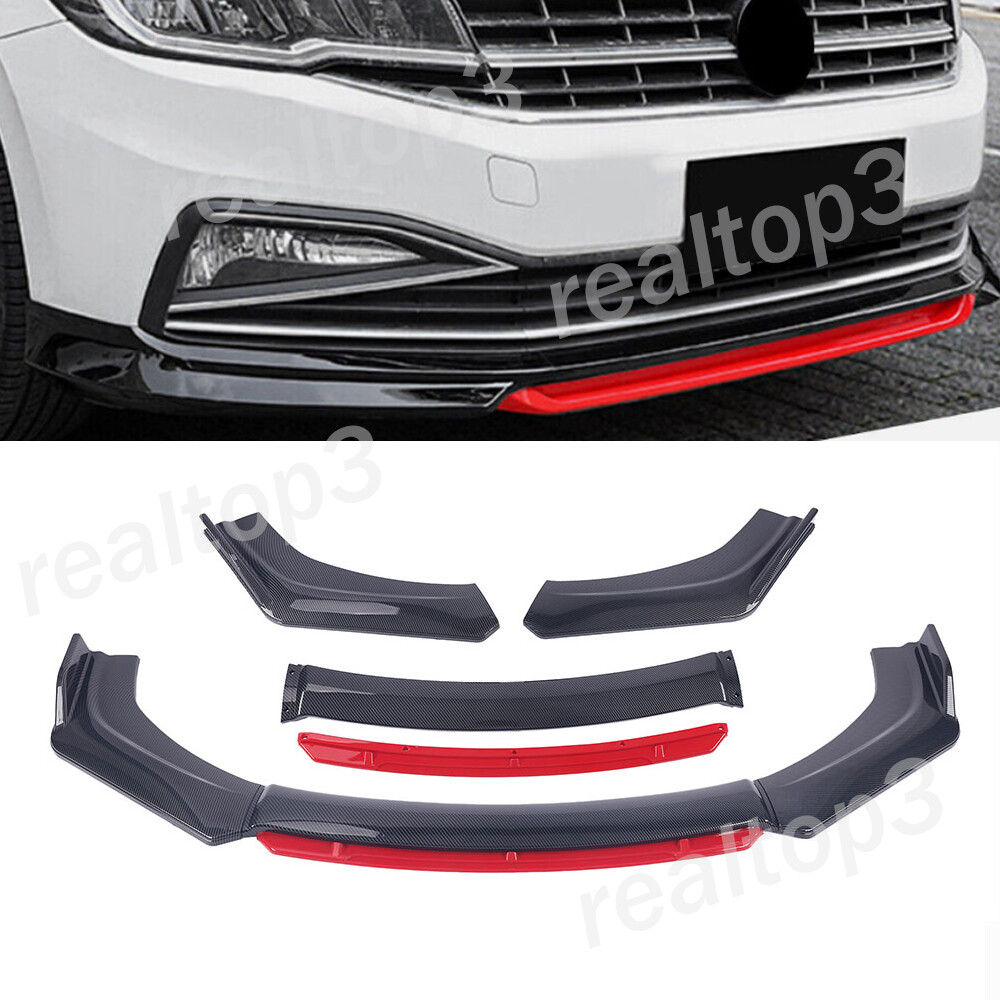 Carbon Fiber Look Front Bumper Lip Spoiler Splitter for Nissan Maxima