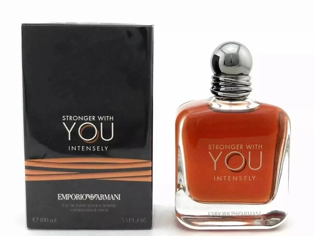 Armani Stronger With You Intensely Eau De Parfum Spray 3.3oz for Men  New in Box