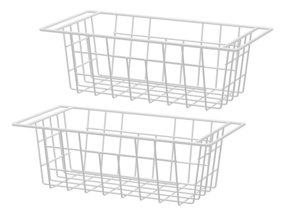 Freezer Organizer Bins Deep Freezer Basket Storage Rack Bins Wire Metal Baskets