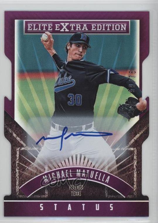 2015 Panini Elite Extra Edition /75 Michael Matuella #79 Auto