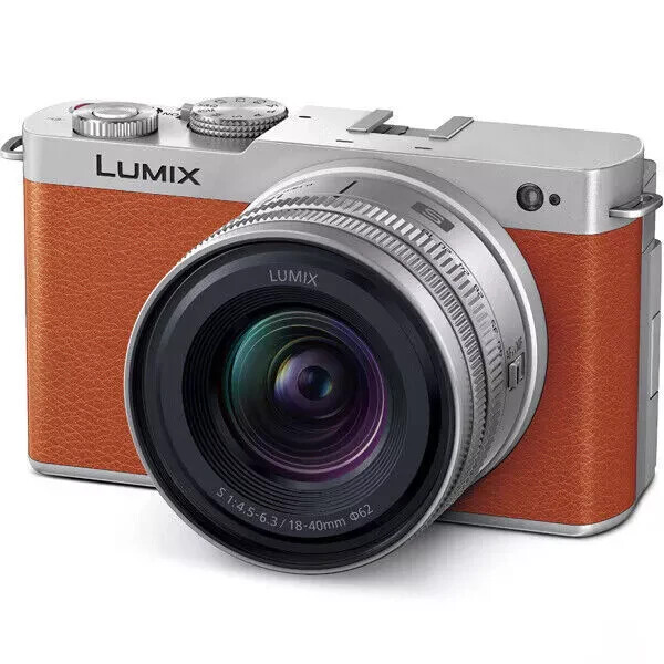 Panasonic LUMIX S9 Digital Mirrorless Camera Camel Orange 18-40mm Zoom Lens Kit