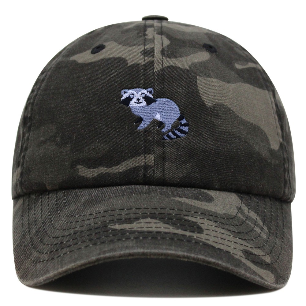 JPAK Racoon Premium Dad Hat Soft Cotton Breathable Wildlife Animal Lover