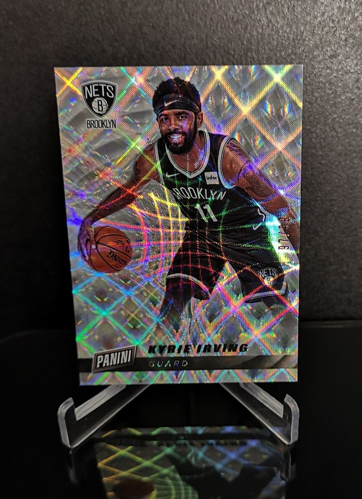 #'ed/99 💥 KYRIE IRVING SP 2019 Panini Cyber Monday Future Frames Silver No. 2-image