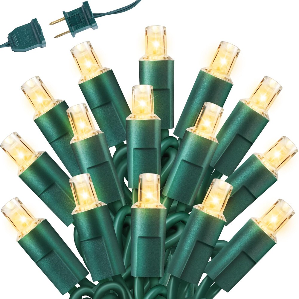 120 Count 33FT LED Christmas String Lights, Mini Christmas String Lights Wate...