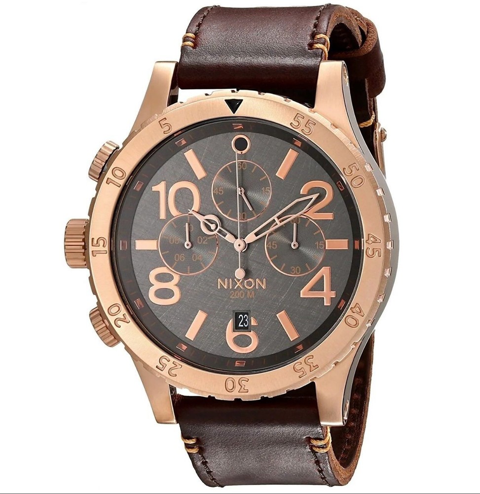 Nixon Keep It Fresh 48-20 Chrono 200M Stainless Steel Japan Movement 14 A-S Watch