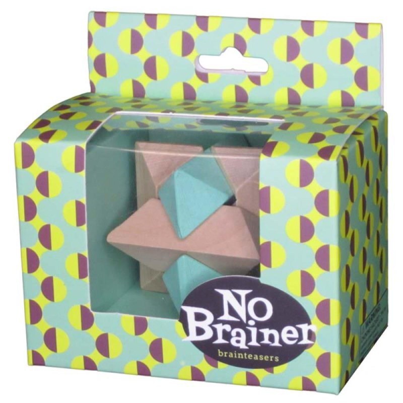 Деревянные головоломки головоломки головоломки Blue Star Cluster подарок