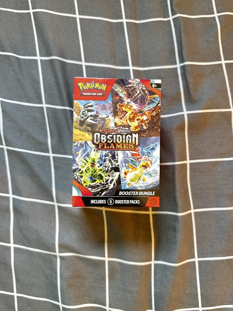 Pokemon Scarlet & Violet Obsidian Flames - BOOSTER BUNDLE BOX (6 Packs) SEALED