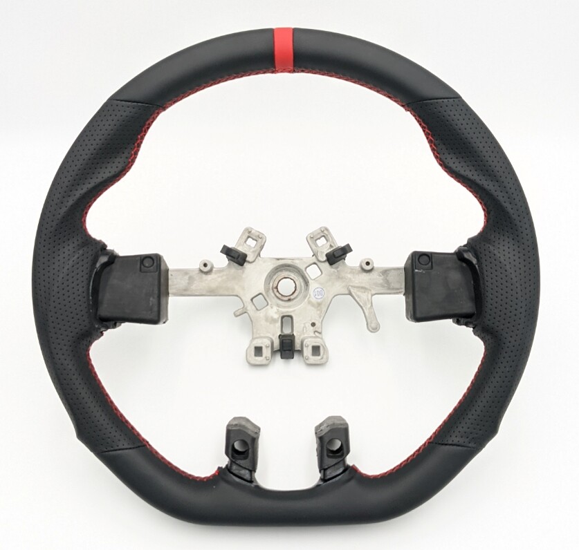 REVESOL Sports Red Strip Steering Wheel for 2013-2018 Dodge Ram 1500/2500/3500