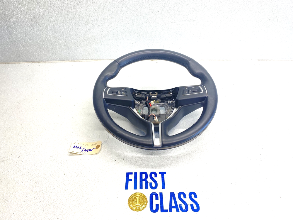 2017-2022 Maserati Levante Black Wood Grain Steering Wheel OEM