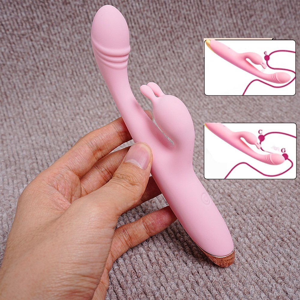 Rabbit Vibrator Dildo Massager Wand Stimulator Clit Vaginal G-spot Women Toys US