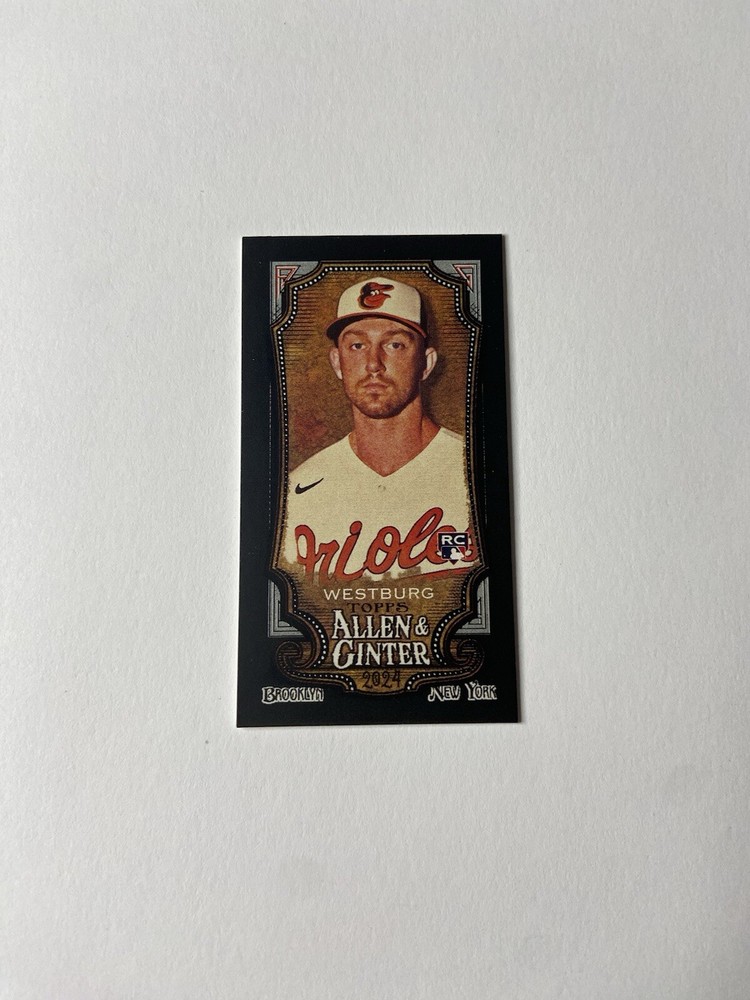 2024 TOPPS ALLEN & GINTER Jordan Westburg RC #33 MINI BLACK BORDER *Mint*