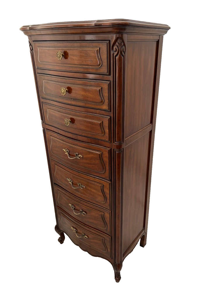 Vintage Drexel Heritage Lingerie dresser Chest Seven Drawers French Country