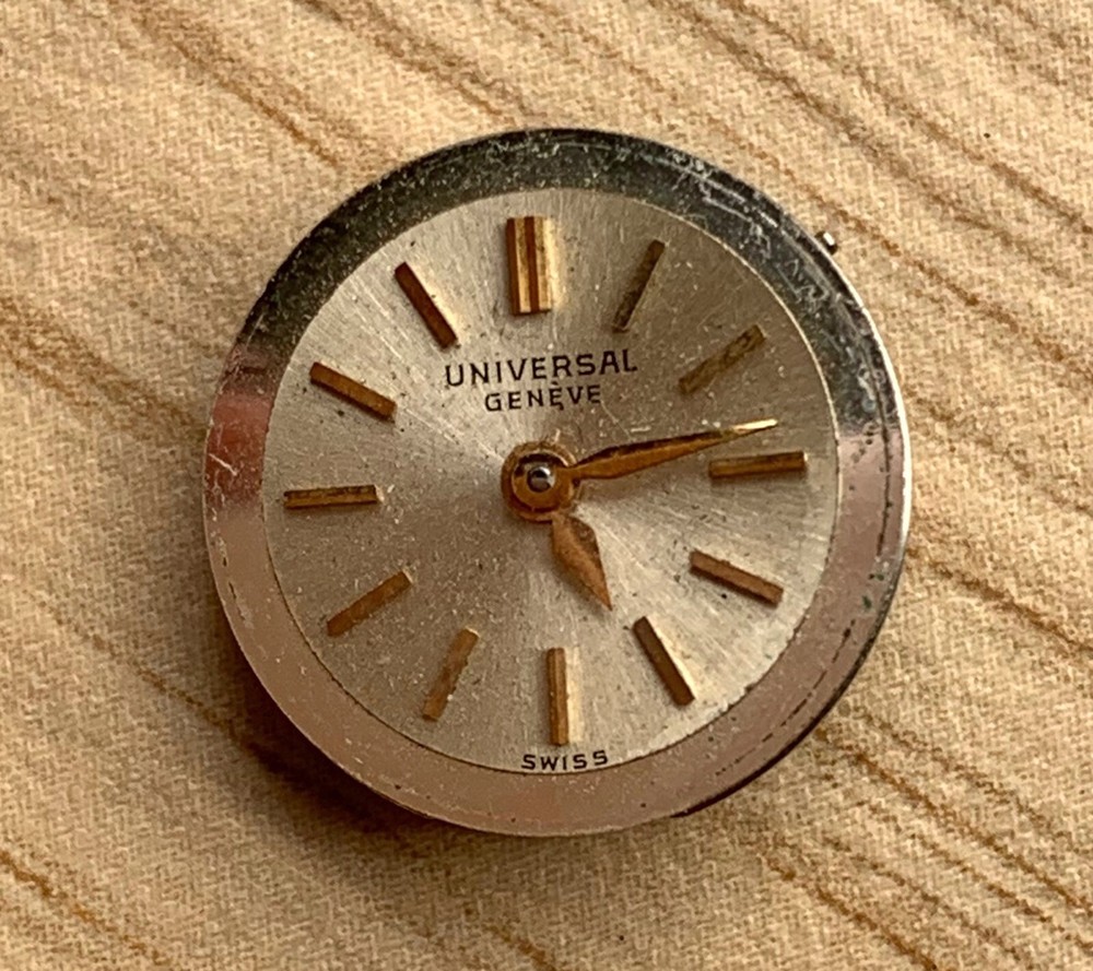 Universal Geneve Cal. 550 Hand Manual 13.5Mm No Funciona For Parts Volante Libre
