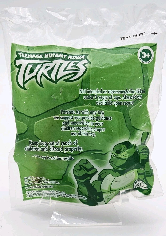 Burger King 2003 TMNT April O'Neil Sealed Action Figure Teenage Mutant Ninja Turtles