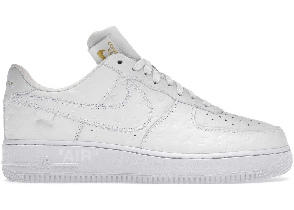 Louis Vuitton Nike Air Force 1 Low By Virgil Abloh White - Lightly Worn