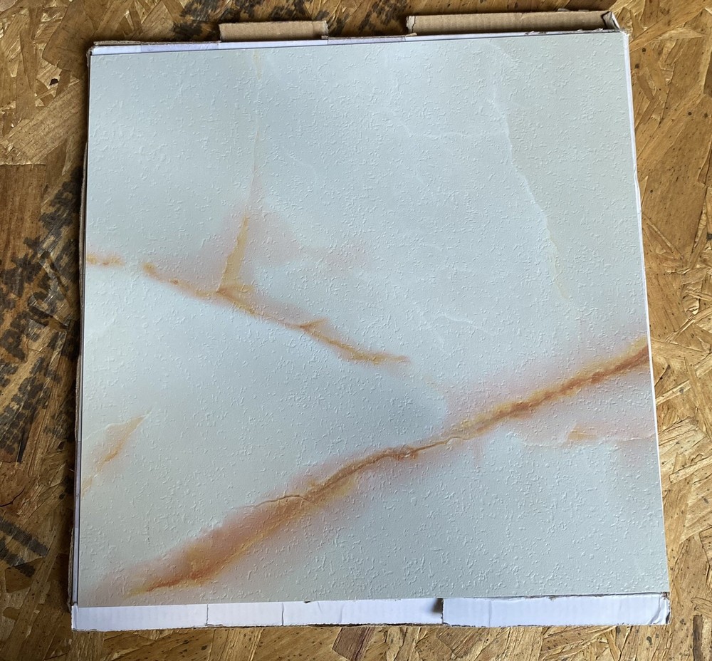 EUVENTYLES 10-Pack 12x12 Inch Thick Vinyl Floor Tiles