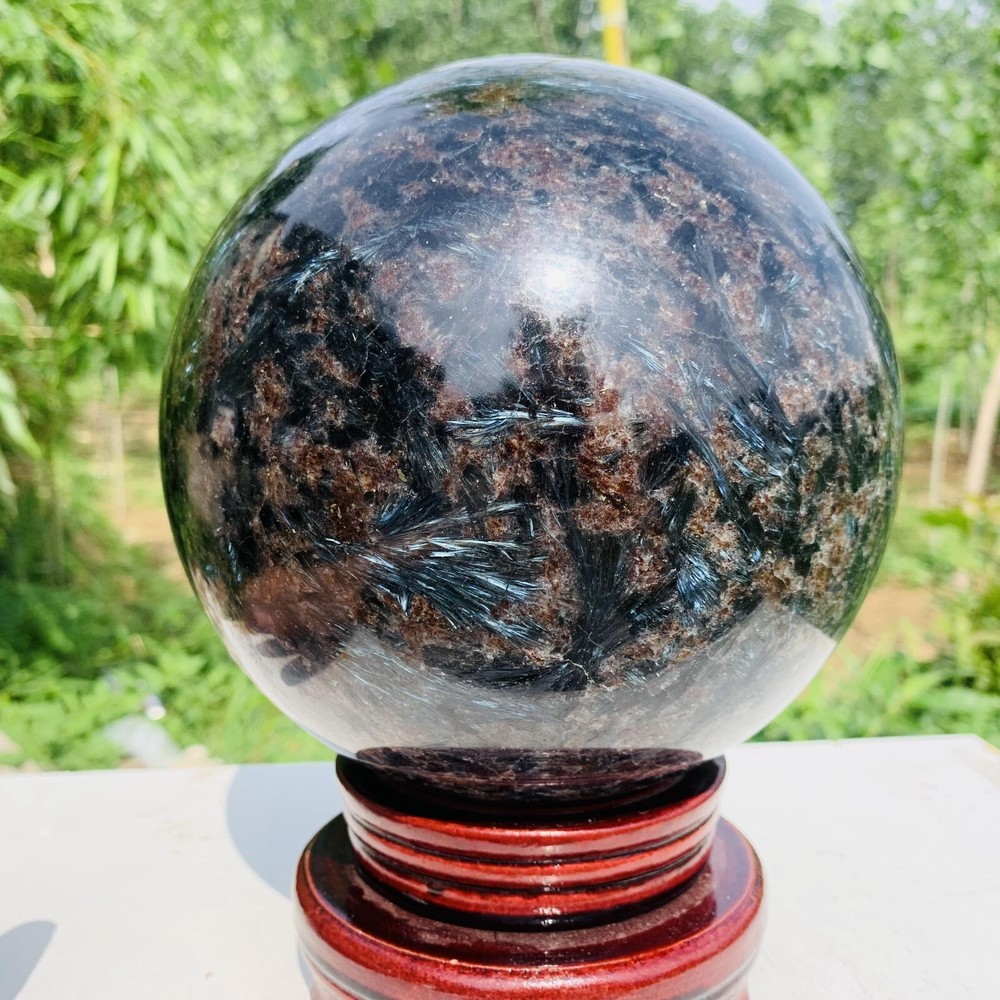 17.04LB Natural beautiful Fireworks stone Crystal Ball Specimen Healing