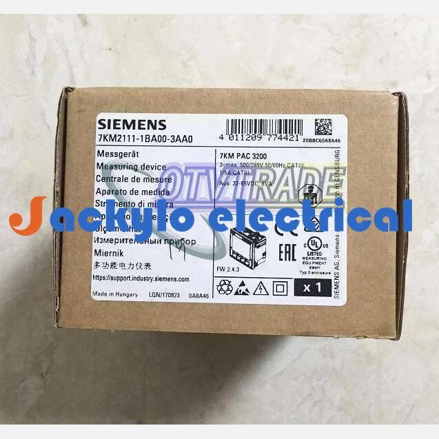 1PIECE SIEMENS PAC3200 MULTI-FUNCTION POWER METER 7KM2111-1BA00-3AA0 NEW