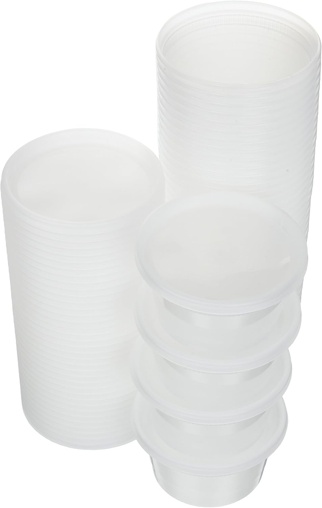40-Pack 12oz Airtight Meal Prep Containers for Deli Storage
