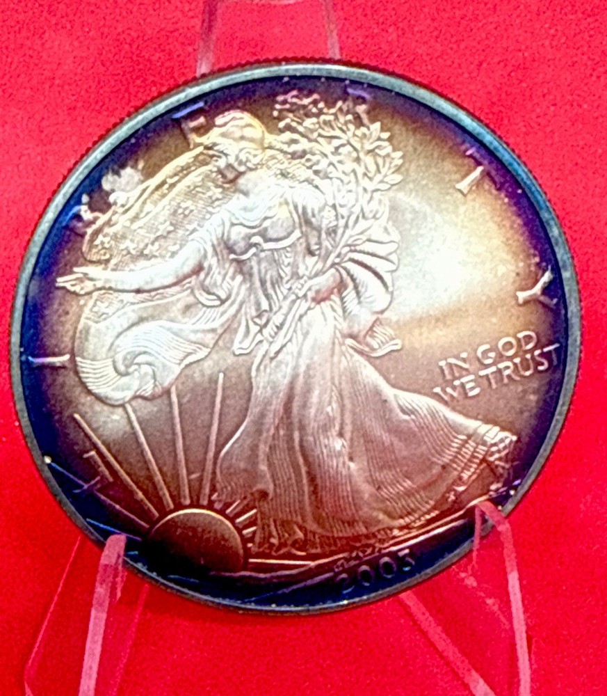 2003 Silver Eagle MS++++ “TONER” NICE! BU/UNC