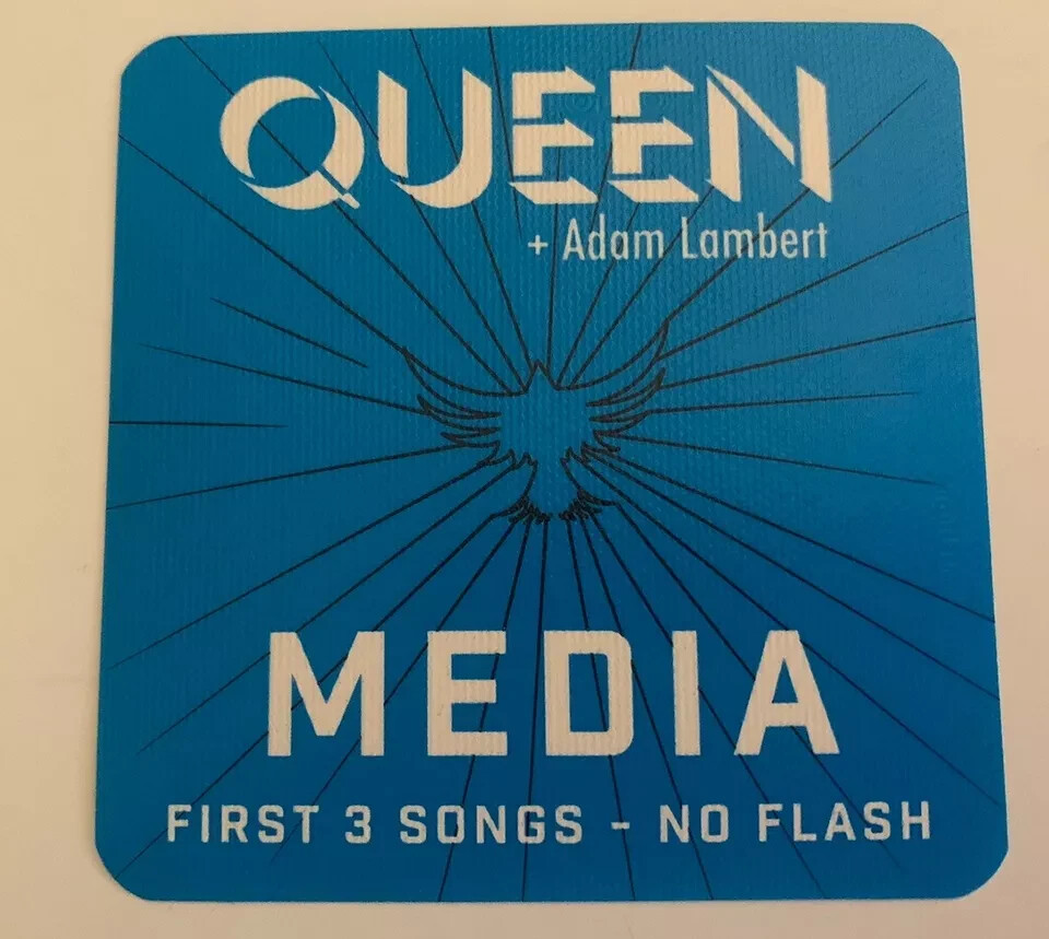 Queen + Adam Lambert Blue 2012 Extravaganza Concert Tour Media Backstage