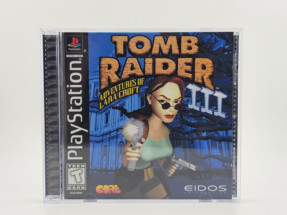 Sony Playstation 1 PS1 Tomb Raider III CIB Cleaned & Tested