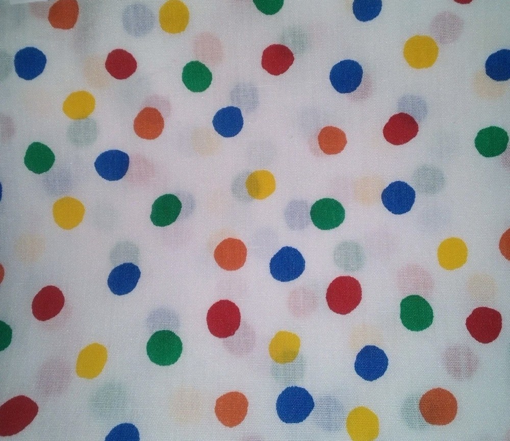Colorful Polka Dot Fabric 44 wide
