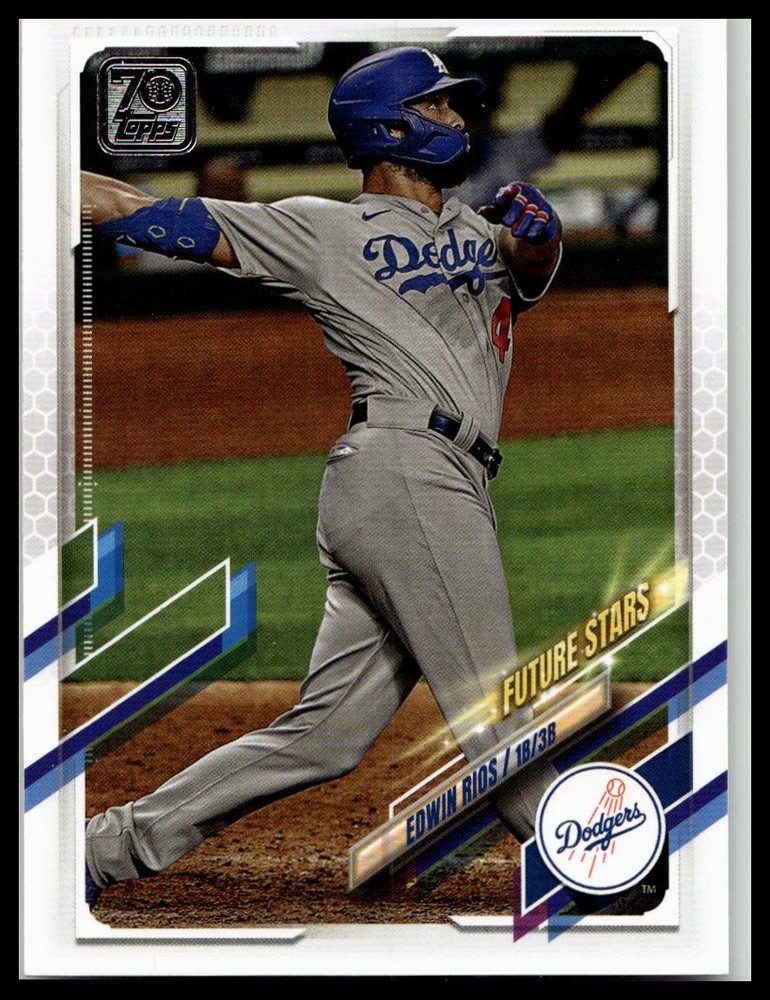 2021 Topps Baseball Card #393 Edwin Rios RC Rookie