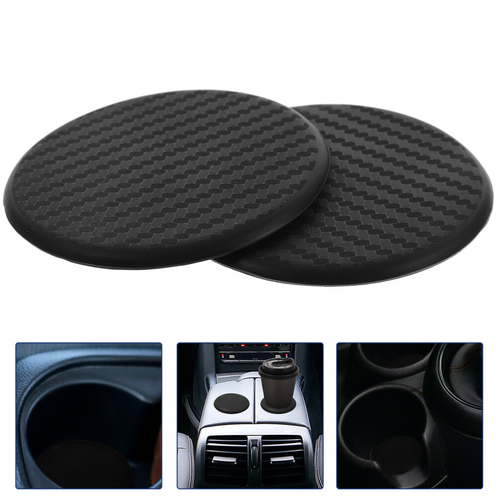4 Pcs Car Coasters Non-Slip Mug Mat Cup Holders for Cars Travel Miss