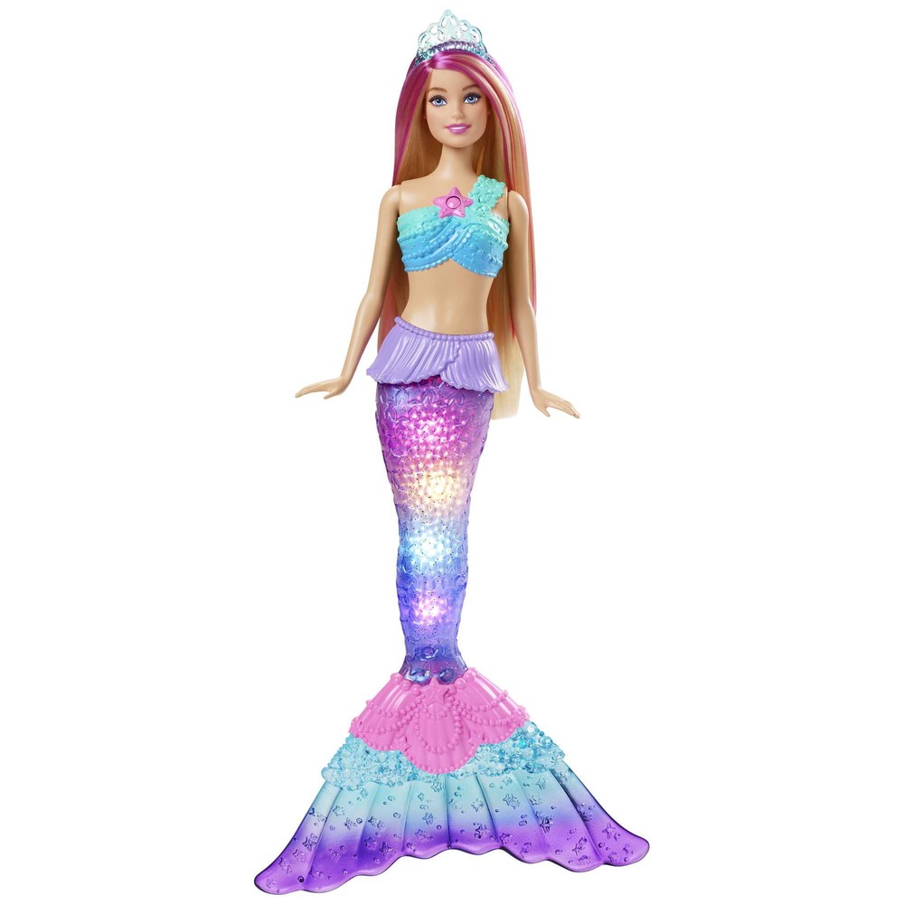 Barbie Fantasy Mermaid Doll with Water-Activated Twinkle Light Up Tail