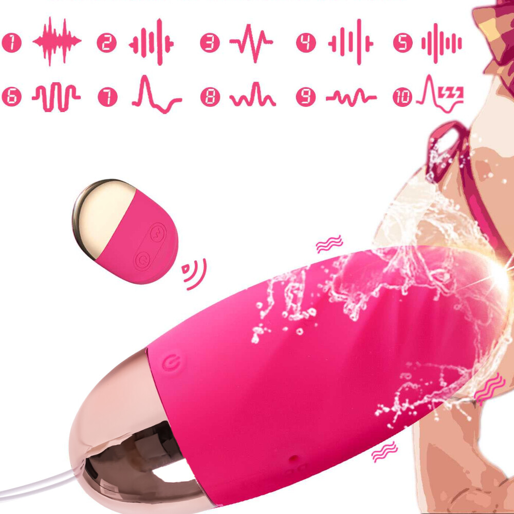 Wireless Bullet Egg Vibrator App Remote Control G-Spot Dildo Sex Toys For Women