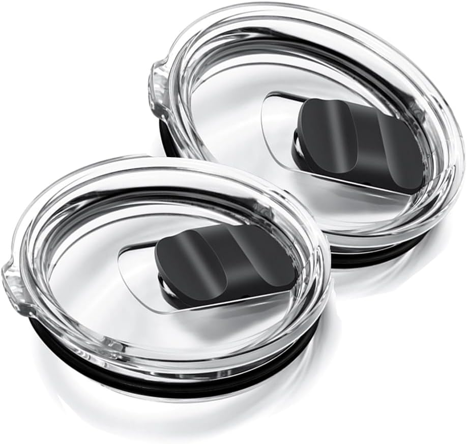 2-Pack 30oz Yeti Tumbler Replacement Lids with Magnetic Slider