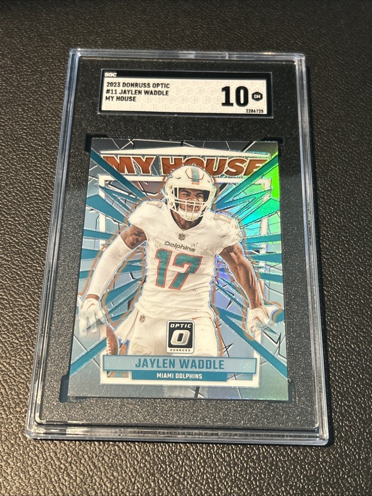 2023 Panini Donruss Optic - My House Jaylen Waddle #11 Silver Prizm