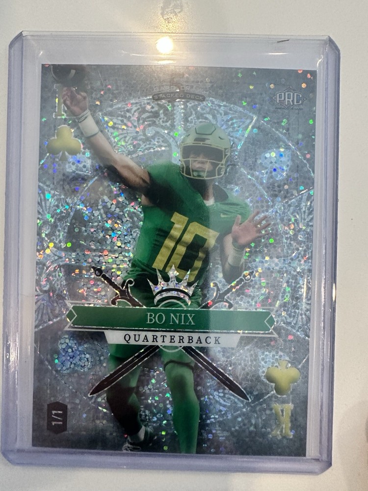 1/1 CASE HIT BO NIX HOLO LUX RC KING Wild Card 5Card Draw Stacked Deck OREGON SP