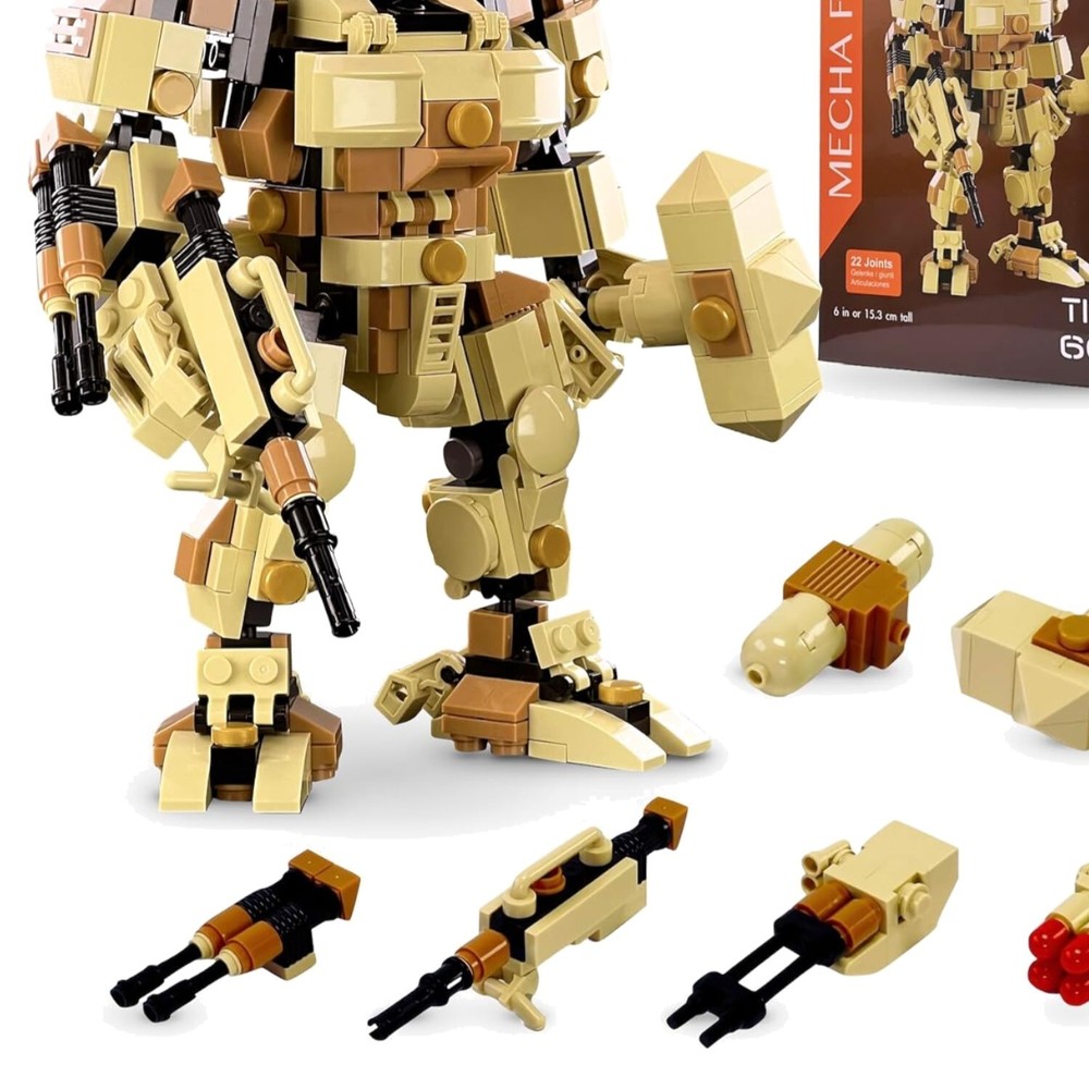 Collectible Mecha Building Kit - 6-Inch Titan Frame-Compatible with All Brands